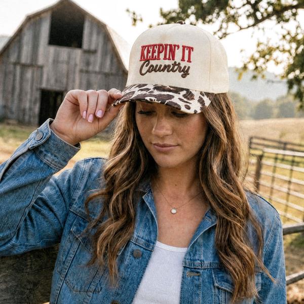 CC KEEPIN IT COUNTRY TRUCKER HAT