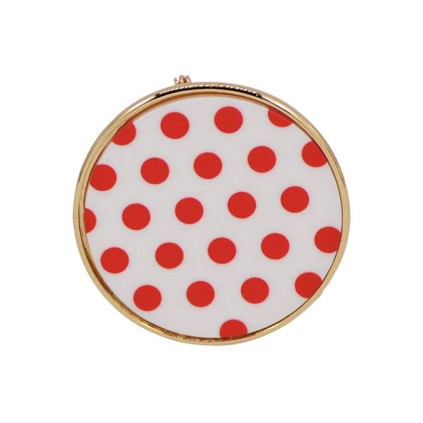 POLKA DOT BROOCH