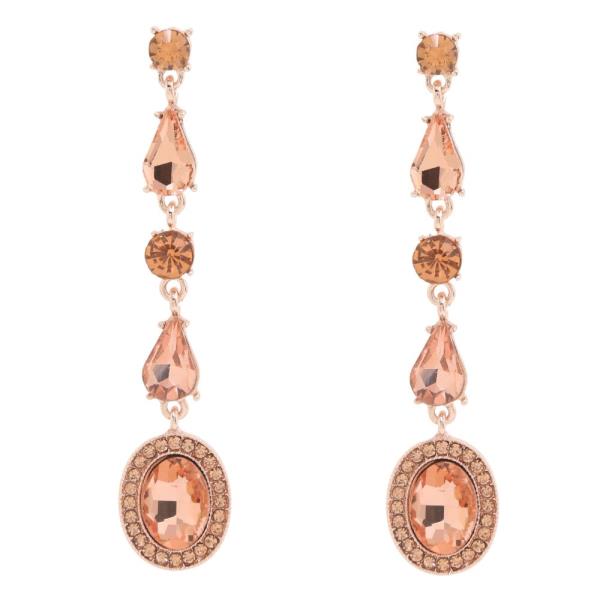 CRYSTAL STONE DROP EARRING