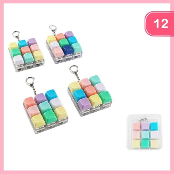 KEYBOARD FIDGET KEYCHAIN (12 UNITS)