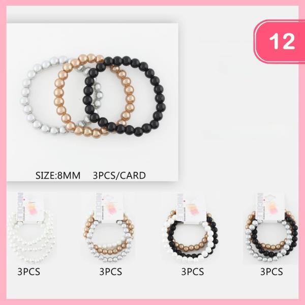 BEADED STACKABLE BRACELET (12 UNITS)