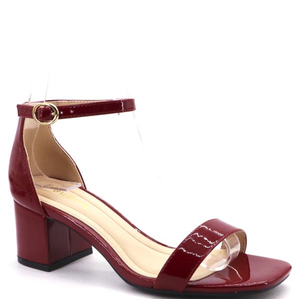 ONE BAND CLOSE COUNTER ANKLE STRAP MID HEEL