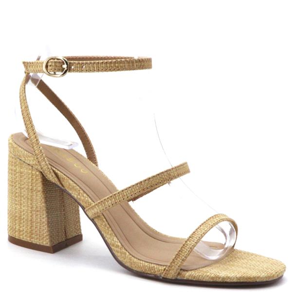 ONE BAND CLOSE COUNTER ANKLE STRAP MID HEEL