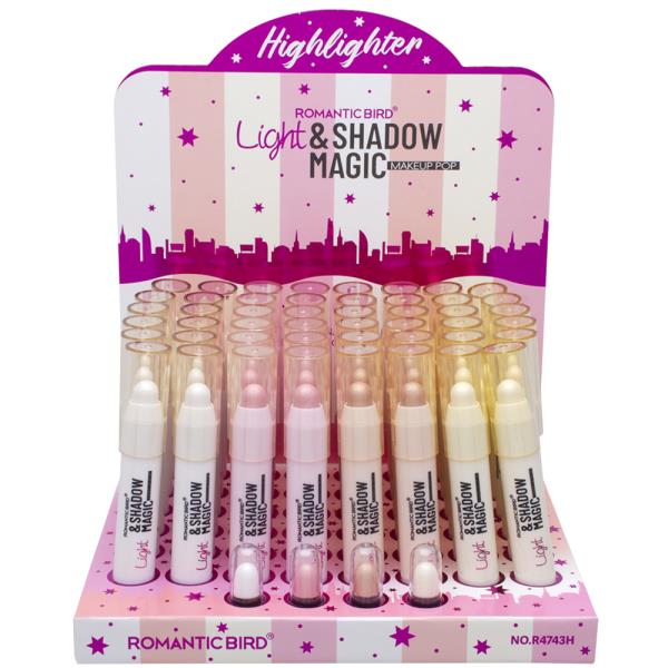 ROMANTIC BIRD LIGHT AND SHADOW MAGIC MAKEUP POP HIGHLIGHTER (48 UNITS)