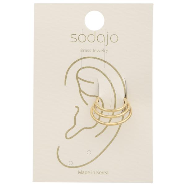 SODAJO TRIPLE STYLE METAL EAR CUFF