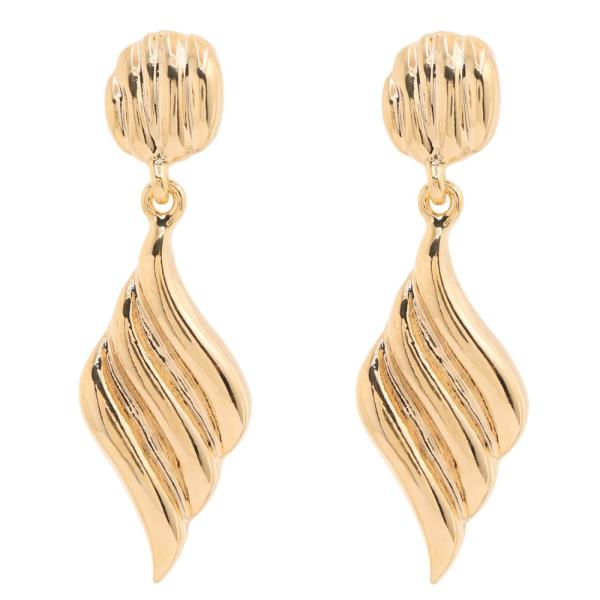 SODAJO GOLD DIPPED DANGLE EARRING