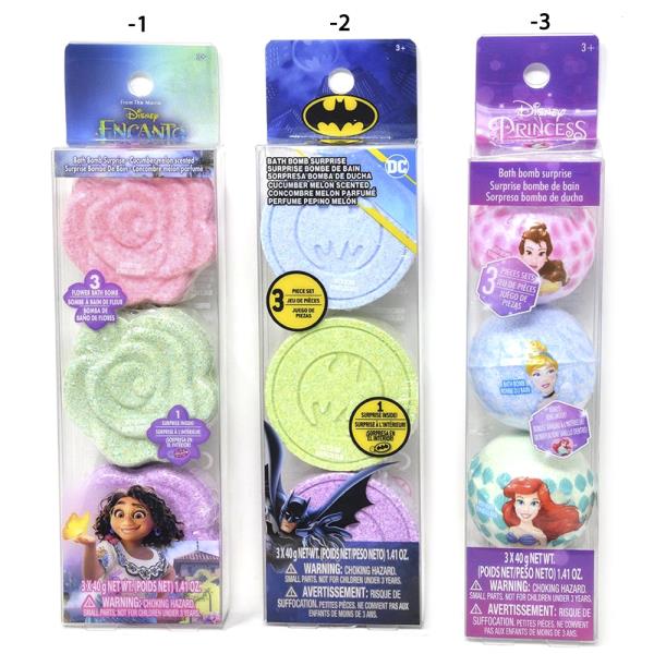 3PK ASSORTED BATH BOMB