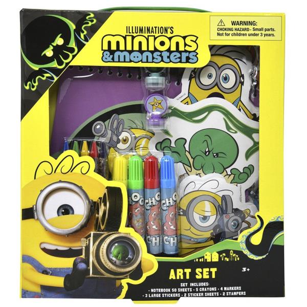 MINIONS AND MONSTERS ART SET