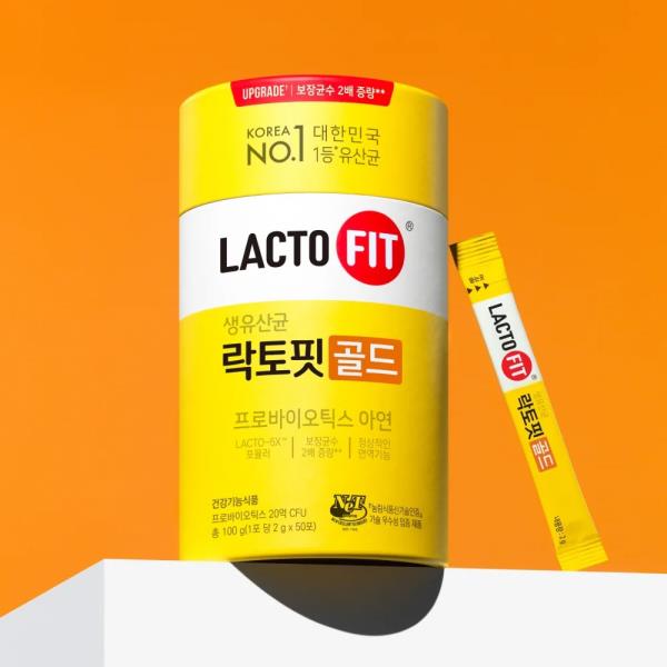 LACTO-FIT PROBIOTICS SUPPLEMENTS GOLD 3.5 OZ.(100G) X 50EA