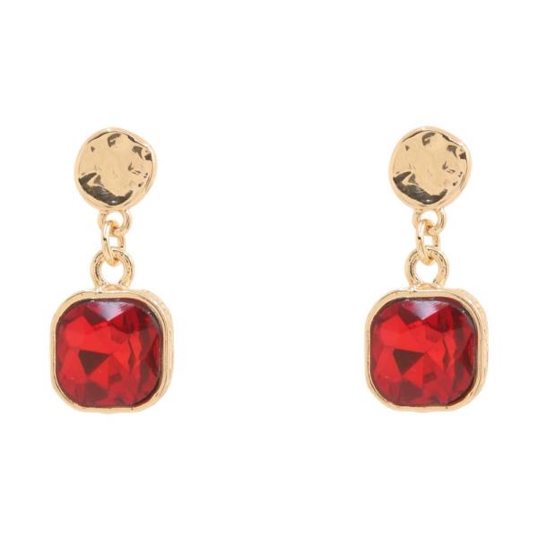 RHINESTONE DANGLE EARRING