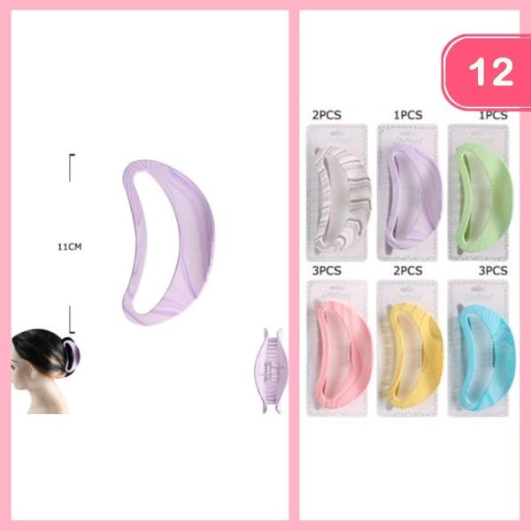 MARBEL HAIR CLAW CLIP (12 UNITS)