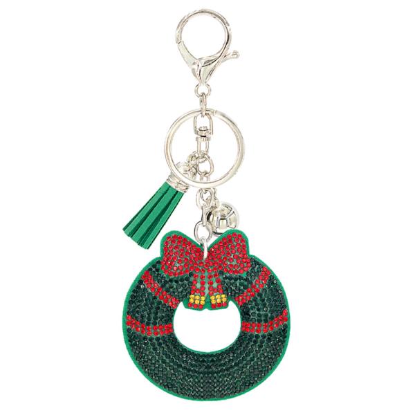 CHRISTMAS WREATH KEYCHAIN