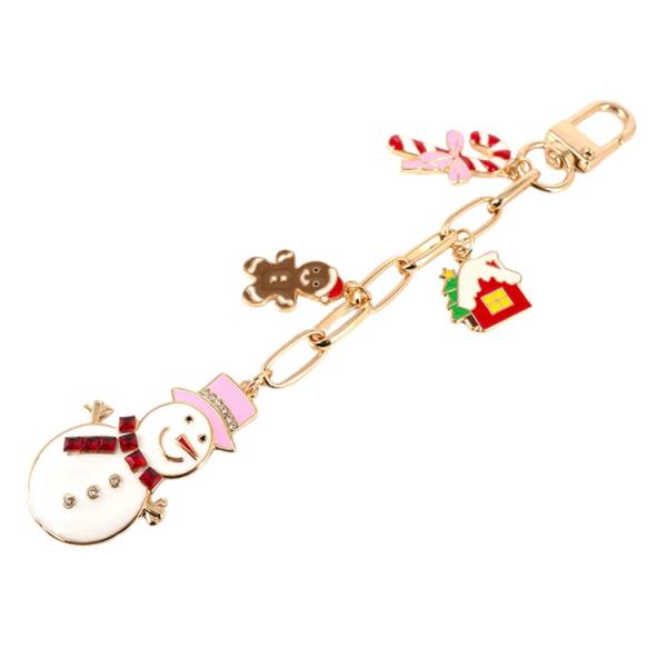 CHRISTMAS SNOWMAN CHARM BAG CHAIN