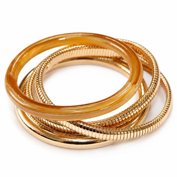 METAL MULTI BANGLE BRACELET SET