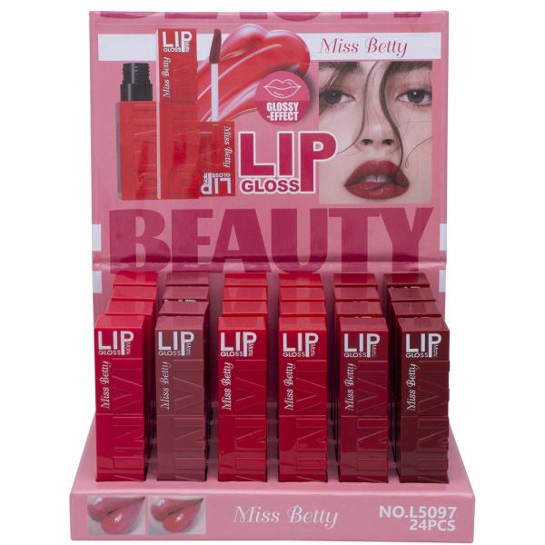 MISS BETTY GLOSSY EFFECT LIP GLOSS (24 UNITS)