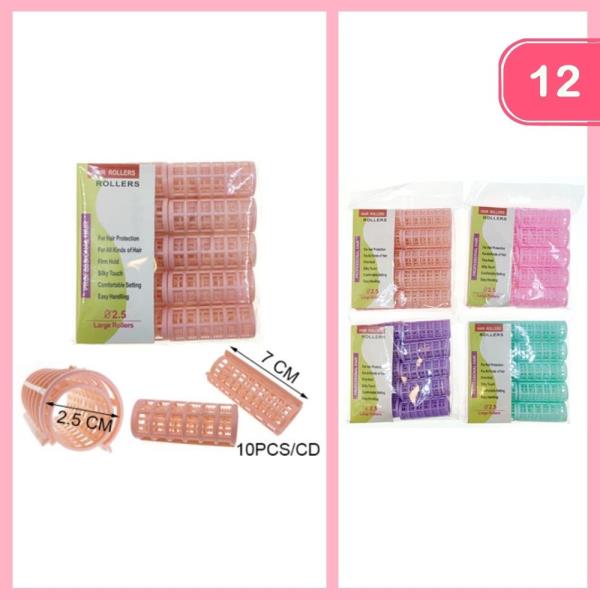 HAIR ROLLERS (12 UNITS)
