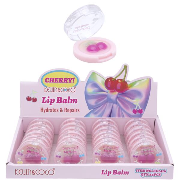 KEVIN AND COCO CHERRY LIP BALM (24 UNITS)