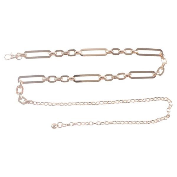 OVAL METAL CHAIN BELT