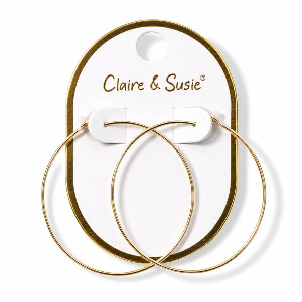 WIRE HOOP EARRING