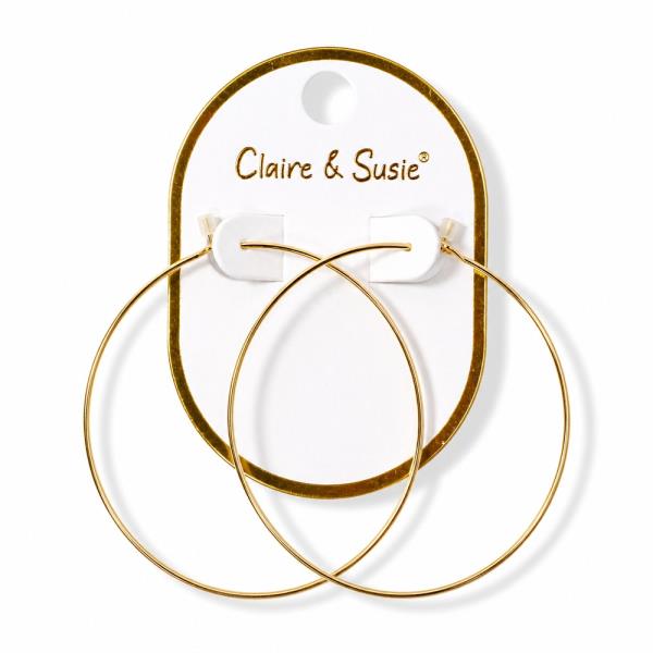 WIRE HOOP EARRING