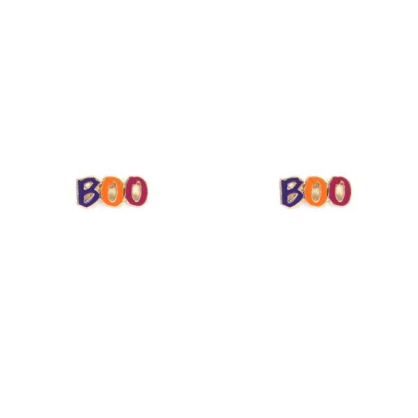 HALLOWEEN BOO STUD EARRING