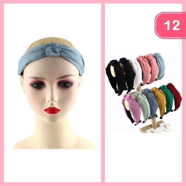 KNOTTED HEADBAND (12 UNITS)