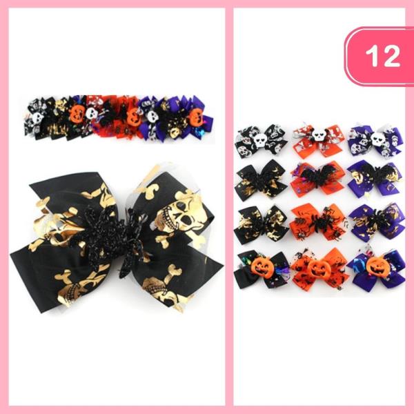 HALLOWEEN HAIR BOW (12 UNITS)