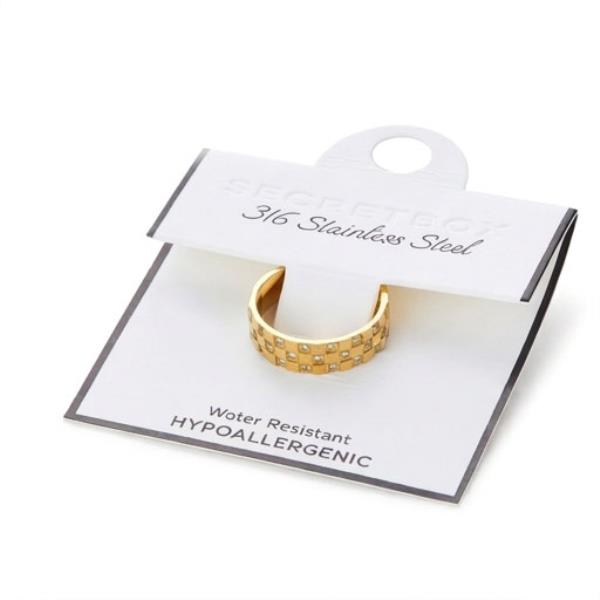 SECRET BOX STAINLESS STEEL RING