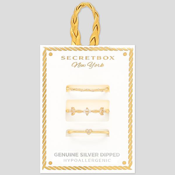 GOLD DIPPED 3 SET RING
