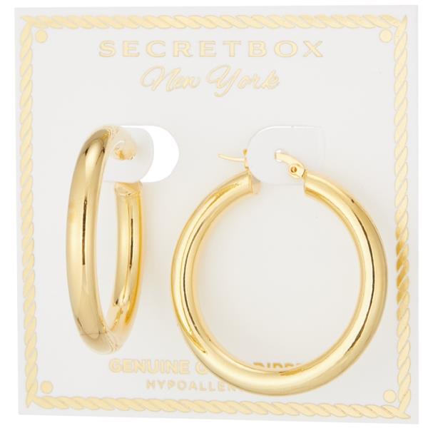 30MM HOOP POST EARRING