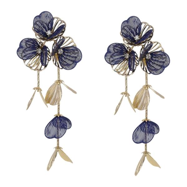 FLORAL VINE DANGLE EARRING