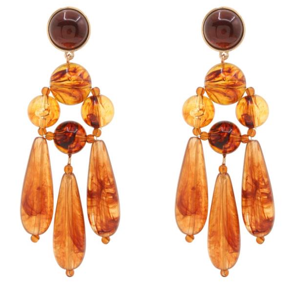 OVERSIZED STATEMENTS DANGLE EARRING