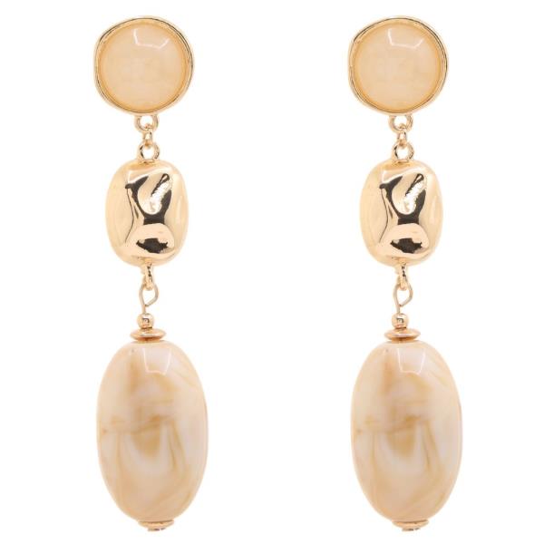 STONE DROP EARRING