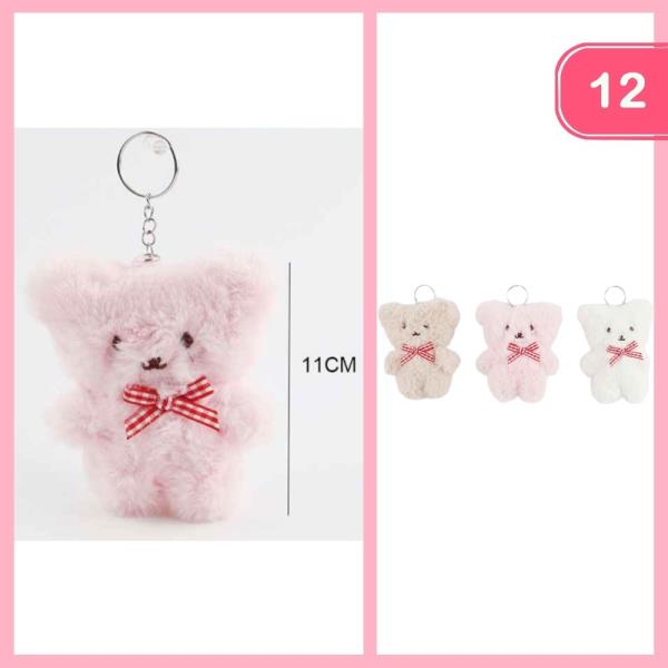 TEDDY BEAR KEYCHAIN (12 UNITS)