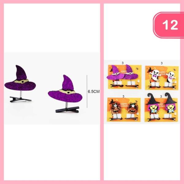 HALLOWEEN HAIR CLIP (12 UNITS)