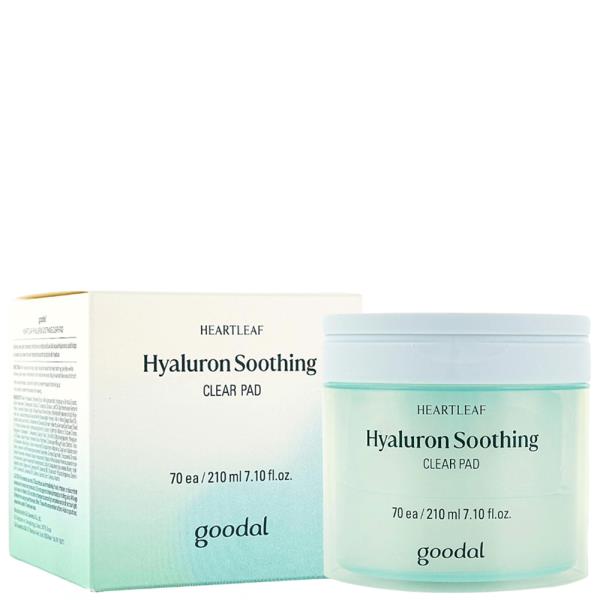 GOODAL HEARTLEAF HYALURON SOOTHING CLEAR PAD