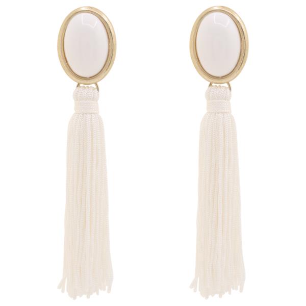 OVLA STONE TASSEL EARRING