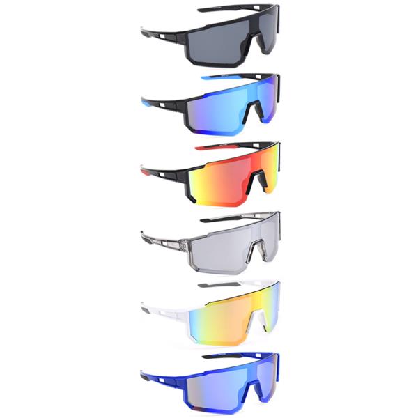 MODERN SPORTS SHIELD SUNGLASSES 1DZ