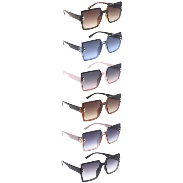 SQUARE CHIC SUNGLASSES 1DZ