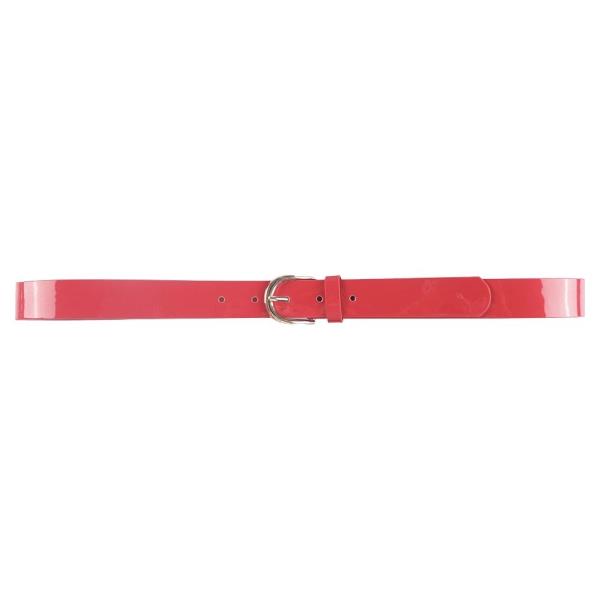 GLOSSY SKINNY BUCKLE BELT