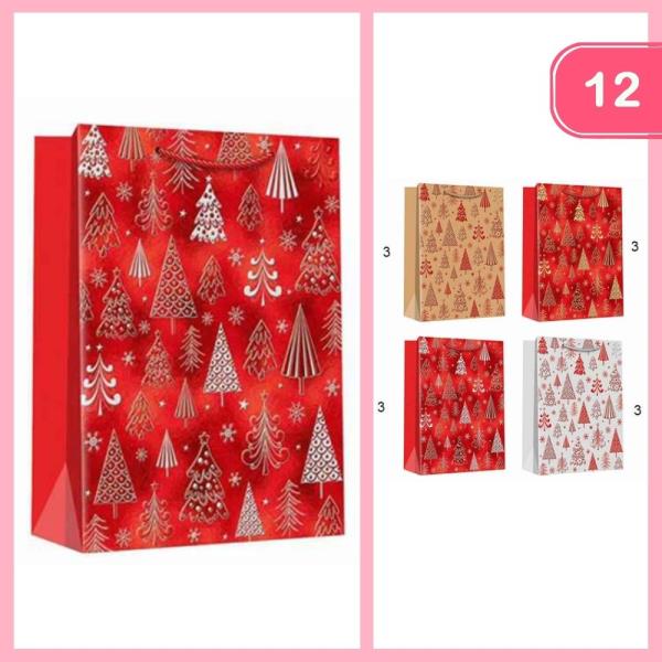 CHRISTMAS GIFT BAG (12 UNITS)