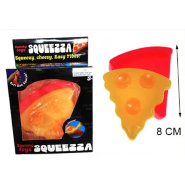 PIZZA SQUEEZA SQUISHY TOY (18 UNITS)