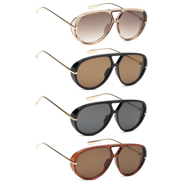 OVERSIZED AVIATOR THIN SUNGLASSES 1DZ