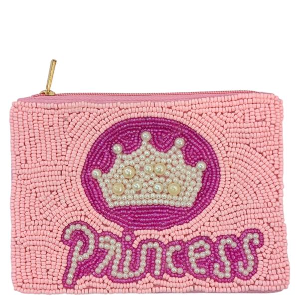 SEED BEAD PRINCESS COIN PURSE BAG