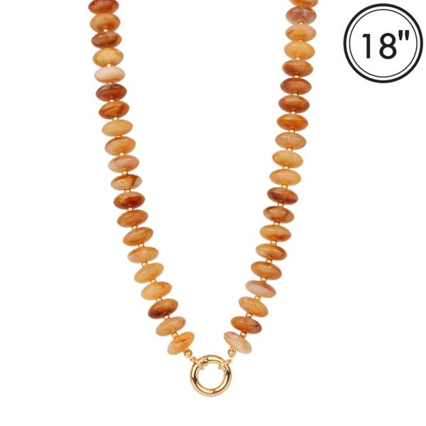 MARBLE BEAD NECKLACE