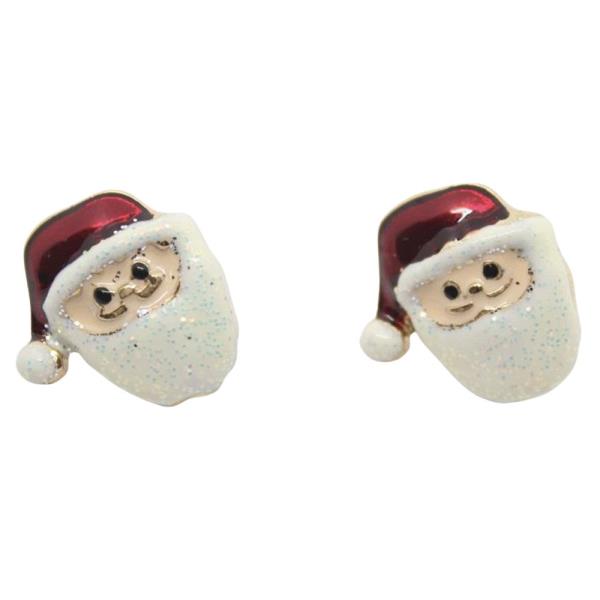 CHRISTMAS SANTA STUD EARRING