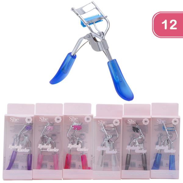SHE MAKEUP EYELASH CURLER (12 UNITS)