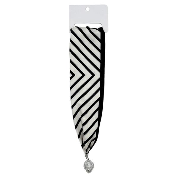 STRIPE SCARF NECKLACE