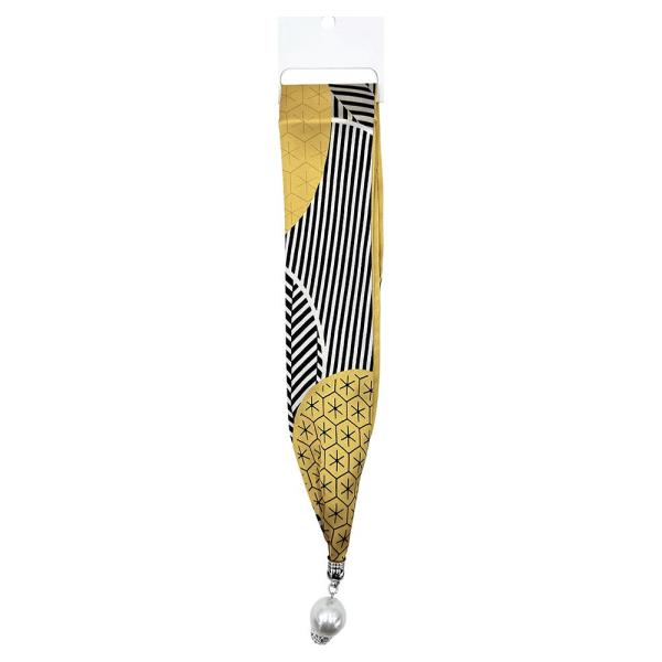 PRINT SCARF NECKLACE