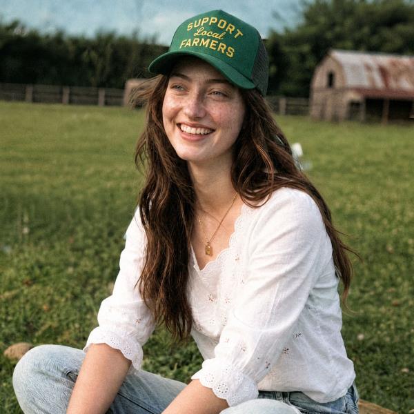 CC SUPPORT LOCAL FARMERS TRUCKER HAT